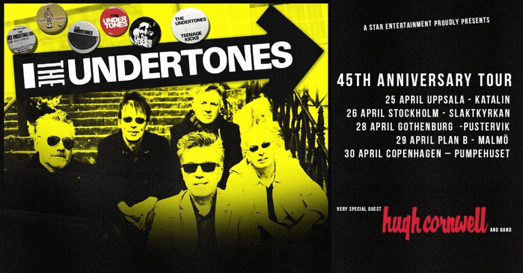 The Undertones 45th Anniversary Tour with very special guest Hugh